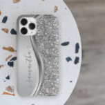 Silver Sparkle Bling Imitate Glitzer Personalisier Samsung Galaxy Hülle<br><div class="desc">Das Design ist ein Foto und die Hüllen sind nicht mit echtem Glitzer, Sequinen, Metallen oder Holz gemacht. Dieses Design ist auch auf anderen Telefonmodellen erhältlich. Wählen Sie Gerätetyp aus, um andere iPhone-, Samsung Galaxy- oder Google-Hüllen zu sehen. Einige Stile können geändert werden, indem Sie Style auswählen, wenn dies eine...</div>