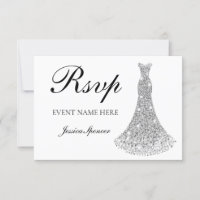 Silver Sparkle Dress ganzjährig / Bridal UAWG