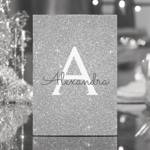 Silver Sparkle Glitzer 16 . Geburtstag Geburtstag Einladung
