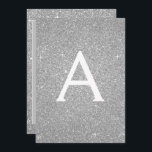 Silver Sparkle Glitzer 16 . Geburtstag Geburtstag Einladung<br><div class="desc">Silver Sparkle Glitzer 16 . Geburtstag Monogram Name and Initial Birthday Party Einladung. Diese Einladung ist perfekt für die Silver Sparkle Glitzer Sweet 16 Geburtstagsparty,  die in Silver feiern möchte.</div>