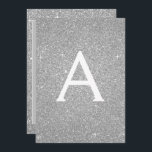 Silver Sparkle Glitzer 16 . Geburtstag Geburtstag Einladung<br><div class="desc">Silver Sparkle Glitzer 16 . Geburtstag Monogram Name and Initial Birthday Party Einladung. Diese Einladung ist perfekt für die Silver Sparkle Glitzer Sweet 16 Geburtstagsparty,  die in Silver feiern möchte.</div>