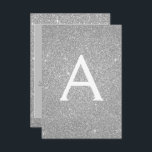 Silver Sparkle Glitzer 16 . Geburtstag Geburtstag Einladung<br><div class="desc">Silver Sparkle Glitzer 16 . Geburtstag Monogram Name and Initial Birthday Party Einladung. Diese Einladung ist perfekt für die Silver Sparkle Glitzer Sweet 16 Geburtstagsparty,  die in Silver feiern möchte.</div>