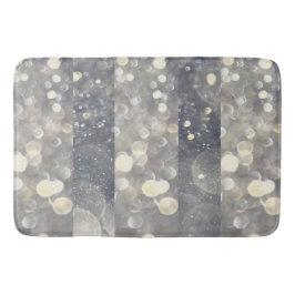 Silver Sparkle Glitzer Glamour Glam Moderne Modern Badematte