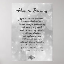 Silver Sparkle Holistic Sessing Poster
