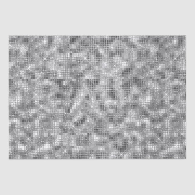 Silver Sparkle Seidenpapier (Vorderseite)