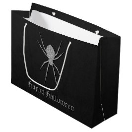 Silver Spider Halloween Große Geschenktüte
