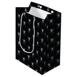 Silver Spider Halloween Mittlere Geschenktüte