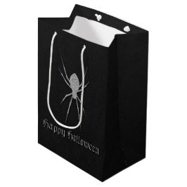 Silver Spider Halloween Mittlere Geschenktüte