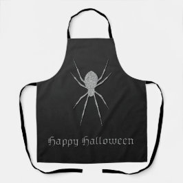 Silver Spider Halloween Schürze