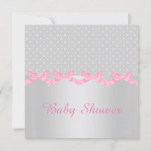 SILVER SPOT BABY SHOWER EINLADUNG