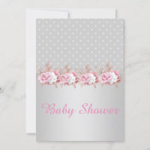 SILVER SPOT BABY SHOWER EINLADUNG