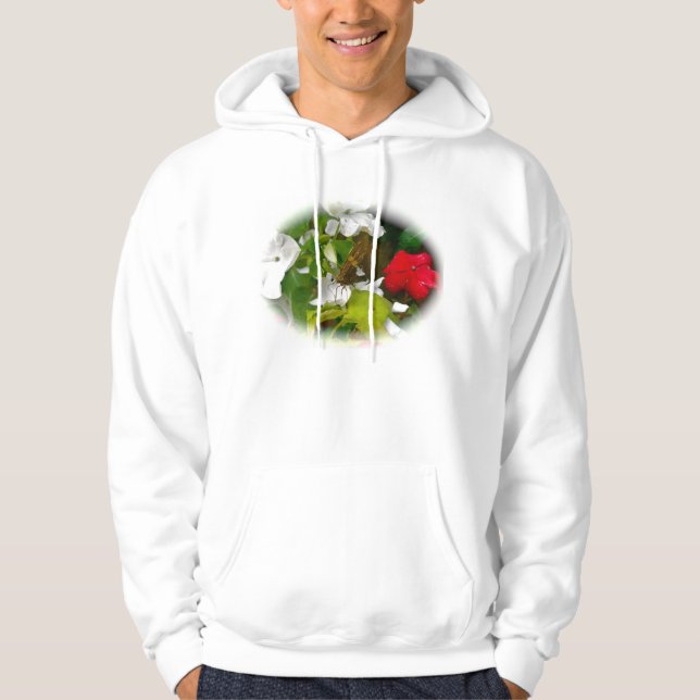 Silver Spot Skipper Butterfly Hoodie (Vorderseite)