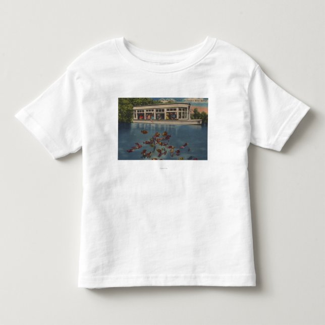 Silver Springs, Florida - Ansicht von Riverboat u. Kleinkind T-shirt (Vorderseite)