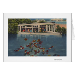Silver Springs, la Floride - vue de bateau de
