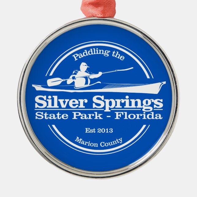 Silver Springs Staat Park (SK) Ornament Aus Metall (Vorne)