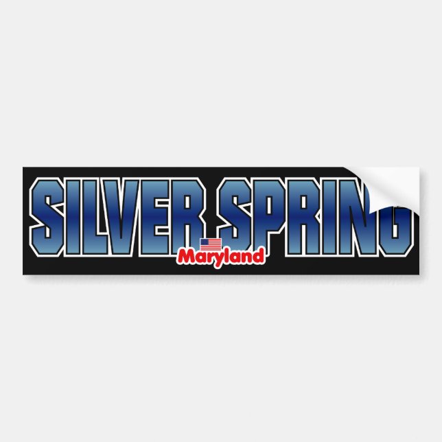 Silver- Springstoßdämpfer Autoaufkleber (Vorne)