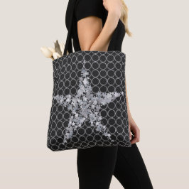 Silver Star Weihnachtsgeschenke Silber Circles Tasche