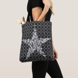 Silver Star Weihnachtsgeschenke Silber Circles Tasche