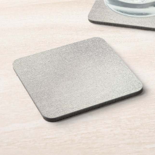 Silver Stone Gary Gold Marmor Lila Glitzer Getränkeuntersetzer (Linke Seite)