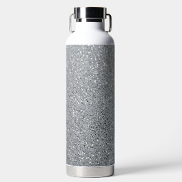 Silver Stone Gary Gold Marmor Lila Glitzer Trinkflasche