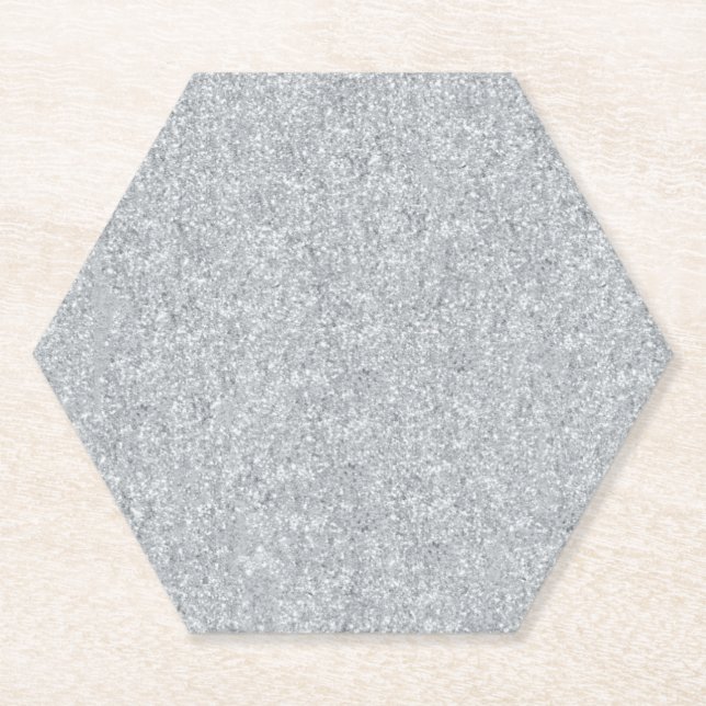 Silver Stone Gary Gold Marmor Lila Glitzer Untersetzer (Vorderseite)