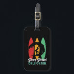Silver Strand California Retro Surfing Gepäckanhänger<br><div class="desc">Vintages Retro-Surfbrett-Design für Surfer, die Liebe Surfen und Reiten der Ozeanwellen. Cooler Sommerurlaub, Frühlingspausenartikel für diejenigen, die die Sonne, das tropische Wetter, das Sonnenbaden unter der Palme genießen. Grunge und bedrückte Design zu tragen, während Sie das Party am Strand genießen und singen rund um das Feuer. Große Souvenirs, Weihnachtsgeschenke und...</div>