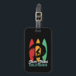 Silver Strand California Retro Surfing Gepäckanhänger<br><div class="desc">Vintages Retro-Surfbrett-Design für Surfer, die Liebe Surfen und Reiten der Ozeanwellen. Cooler Sommerurlaub, Frühlingspausenartikel für diejenigen, die die Sonne, das tropische Wetter, das Sonnenbaden unter der Palme genießen. Grunge und bedrückte Design zu tragen, während Sie das Party am Strand genießen und singen rund um das Feuer. Große Souvenirs, Weihnachtsgeschenke und...</div>