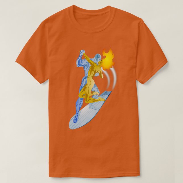 Silver Surfer-Liebe T-Shirt (Design vorne)