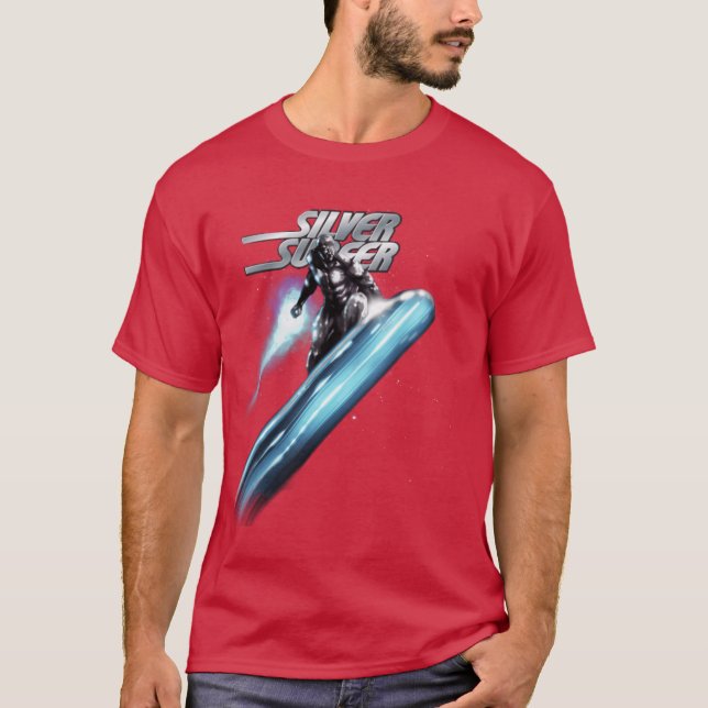 Silver Surfer lustiger Freund T-Shirt (Vorderseite)