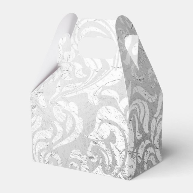 Silver Swirl Geschenkboxen Geschenkschachtel (Vorderseite)