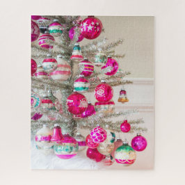 Silver Tinsel Tree mit Weihnachtsgeschmack