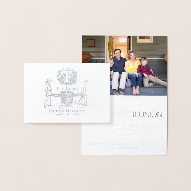 Silver Tree Gardeners Family Wiedersehen Foil Card Folienkarte (Anzeige)