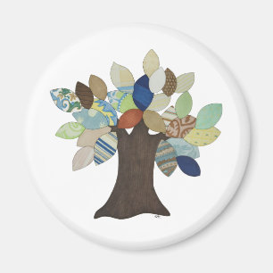Silver Tree Magnet