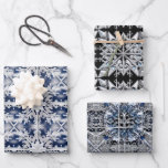 "Silver" und "White Snowfloakes" auf der blauen sc Geschenkpapier Set<br><div class="desc">Schönes winterthematisches Set mit drei aufeinander abgestimmten Packungen für alle Ihre Wintergeschenke. Auch für religiöse Feiertage, wie Weihnachten, Hanukkah oder andere, für die Schneeflocken geeignet sind, ist die säkulare Verpackung perfekt. Fügen Sie Ihre weißen oder silbernen Bänder und Bögen zu diesen Qualitätsblättern und Sie werden wunderschöne, koordinierende Pakete haben. Viele...</div>