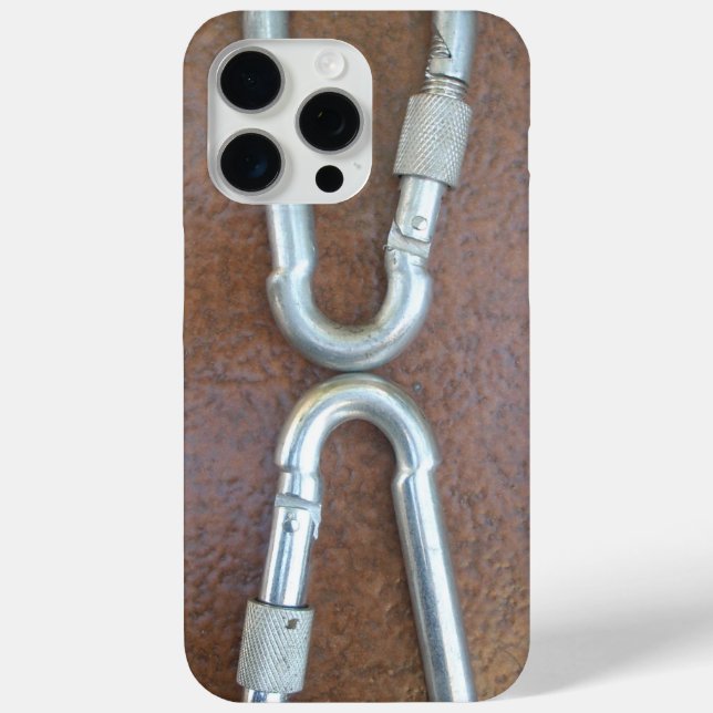 Silver Unendlichkeit iPhone 15 Pro Max Hülle (Rückseite)