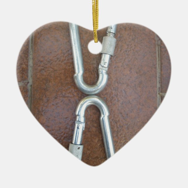 Silver Unendlichkeit Keramik Ornament (Vorne)