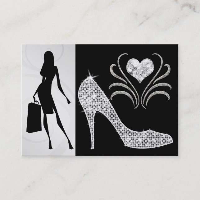 Silver Version Fashion Business Card - SRF Visitenkarte (Vorderseite)