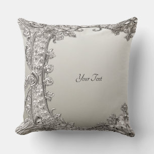 Silver Verziert Modern Throw Kissen