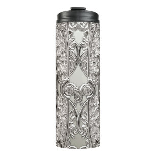 Silver Verziert moderner Thermal Tumbler Thermosbecher