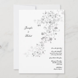 Silver Vines Wedding Einladung