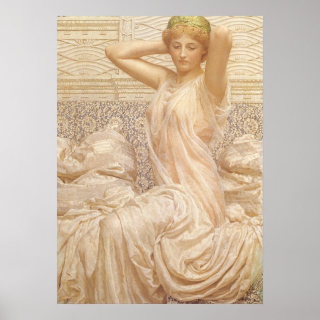 Silver von Albert Joseph Moore, Viktorianische Kun Poster (Vorne)