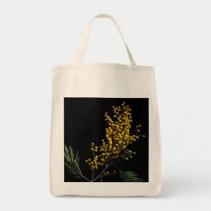 Silver Wattle Blume Tragetasche