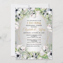 Silver White Anemone I Do GRILLEN Probe Dinner Einladung