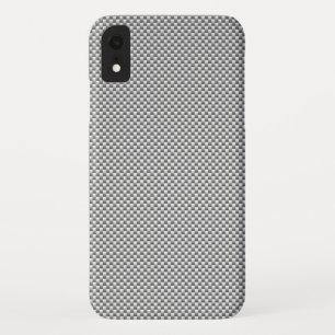Silver White Carbon Fibre Print Case-Mate iPhone Hülle