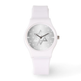 Silver White Star von David Armbanduhr