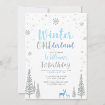 Silver Winter onederland 1. Geburtstagsparty