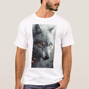 Silver Wolf Chaos Graphic T - Shirt