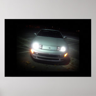 Silver Z Poster