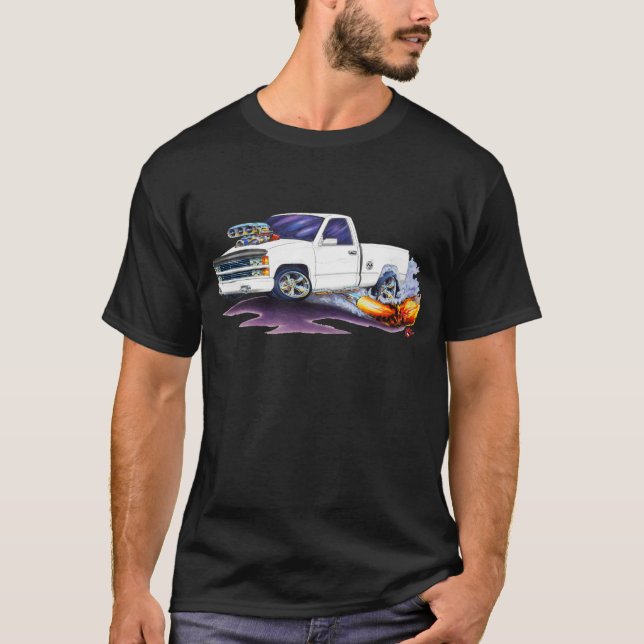 Silverado 1988-98 WhiteTruck T-Shirt (Vorderseite)