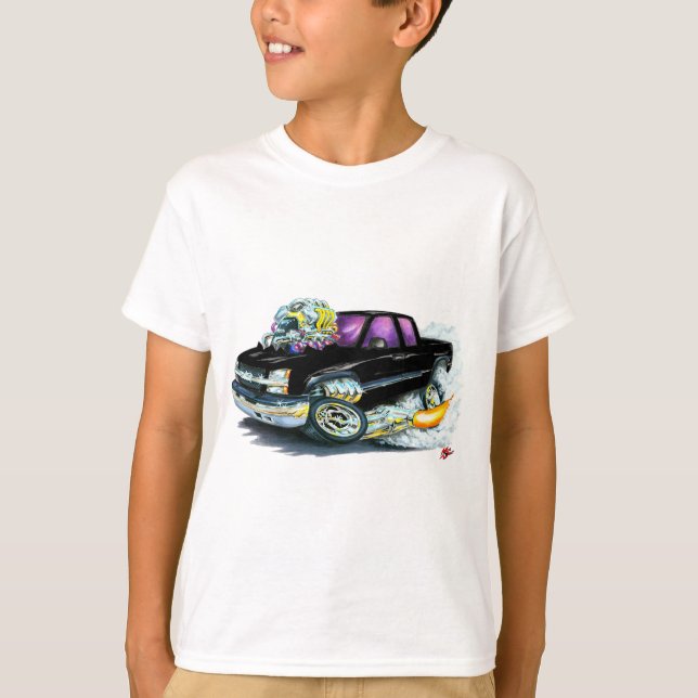 Silverado schwarzer LKW 2003-06 T-Shirt (Vorderseite)